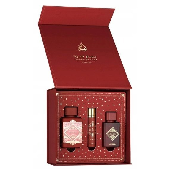 Image of Lattafa Bade`e 100+12ml Eau De Parfum + 50ml Hair Mist Gift Set Universal Unisex For