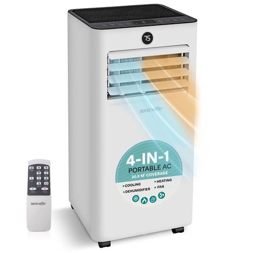 portable air conditioner 9000 btu cooling 7000 btu heat 4 in 1 ac unit for home office to 31 m cooling fan dehumidifier with window kit remote control quiet energy