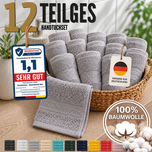 12pcs set of guest towels 30x50 cm made of 100 500 g absorbent quick drying lint free for bathroom guest toilet