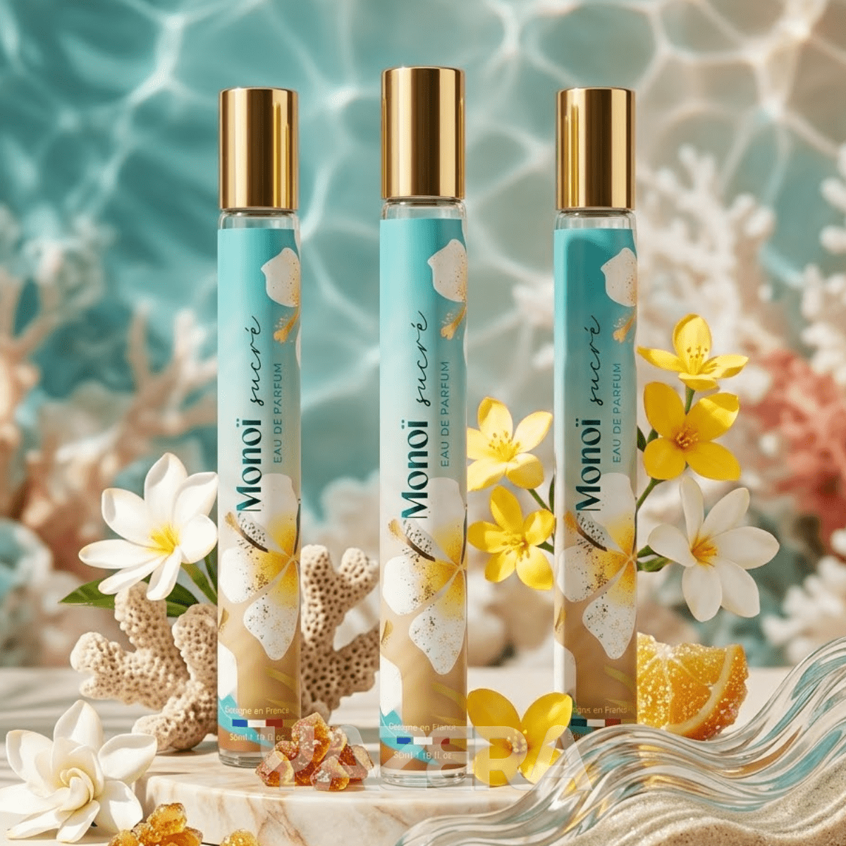 TEMU Parfums de poche Pack 3PCS 35ml Eau de parfum -Collection