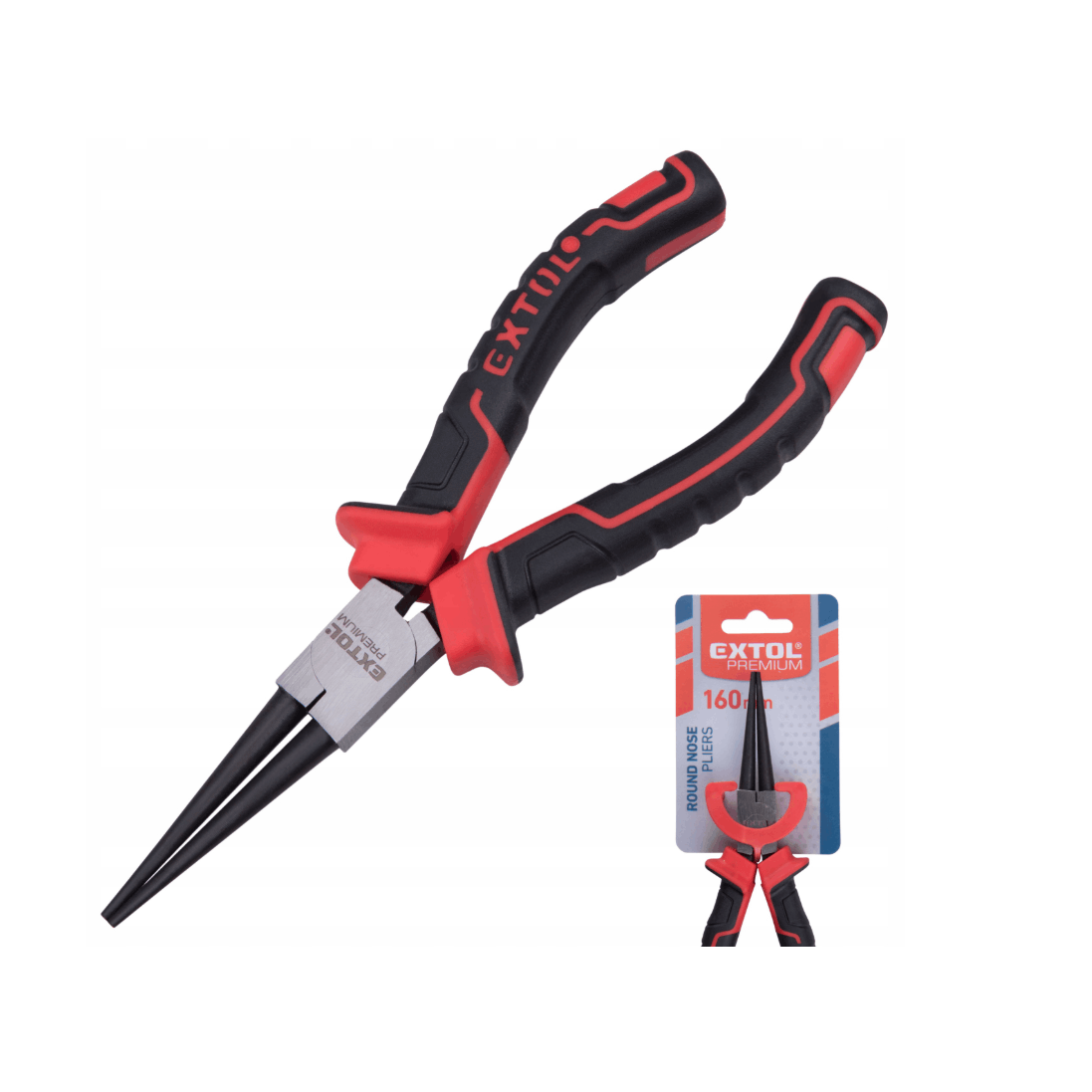 Round Nose Pliers 160 Mm Crv Extol Premium