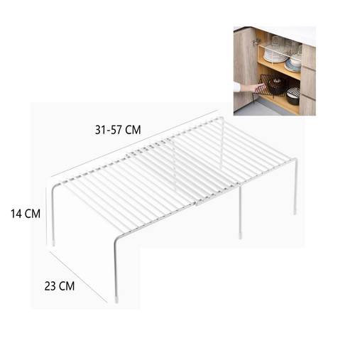 organizer for kitchen cabinet adjustable loft metal shelf