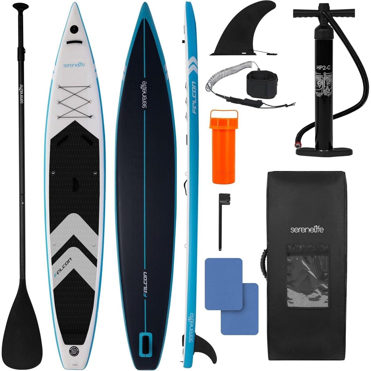 14-inch Inflatable Paddle Board For Competitions – 28-inch For Experienced With Non-slip Eva Deck Pad, Including Premium Sup Accessories, For Teens And Adults