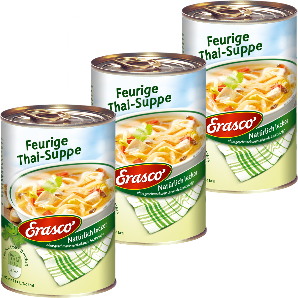 Scrape Fiery Thai Soup With Bamboo Shoots And Vegetables 390ml 3-pack