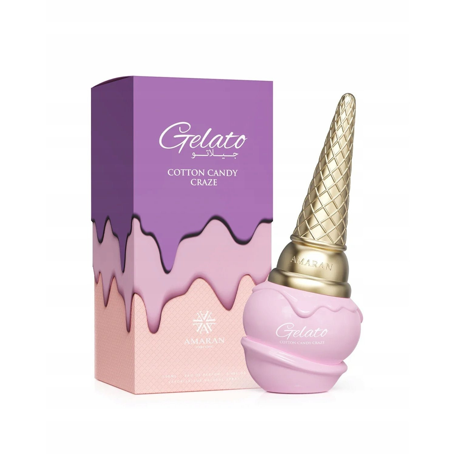 Image of Amaran Gelato Cotton Candy 100ml * Edp Perfume Water Fragrance For Her For Women Arabic Women's Perfume
