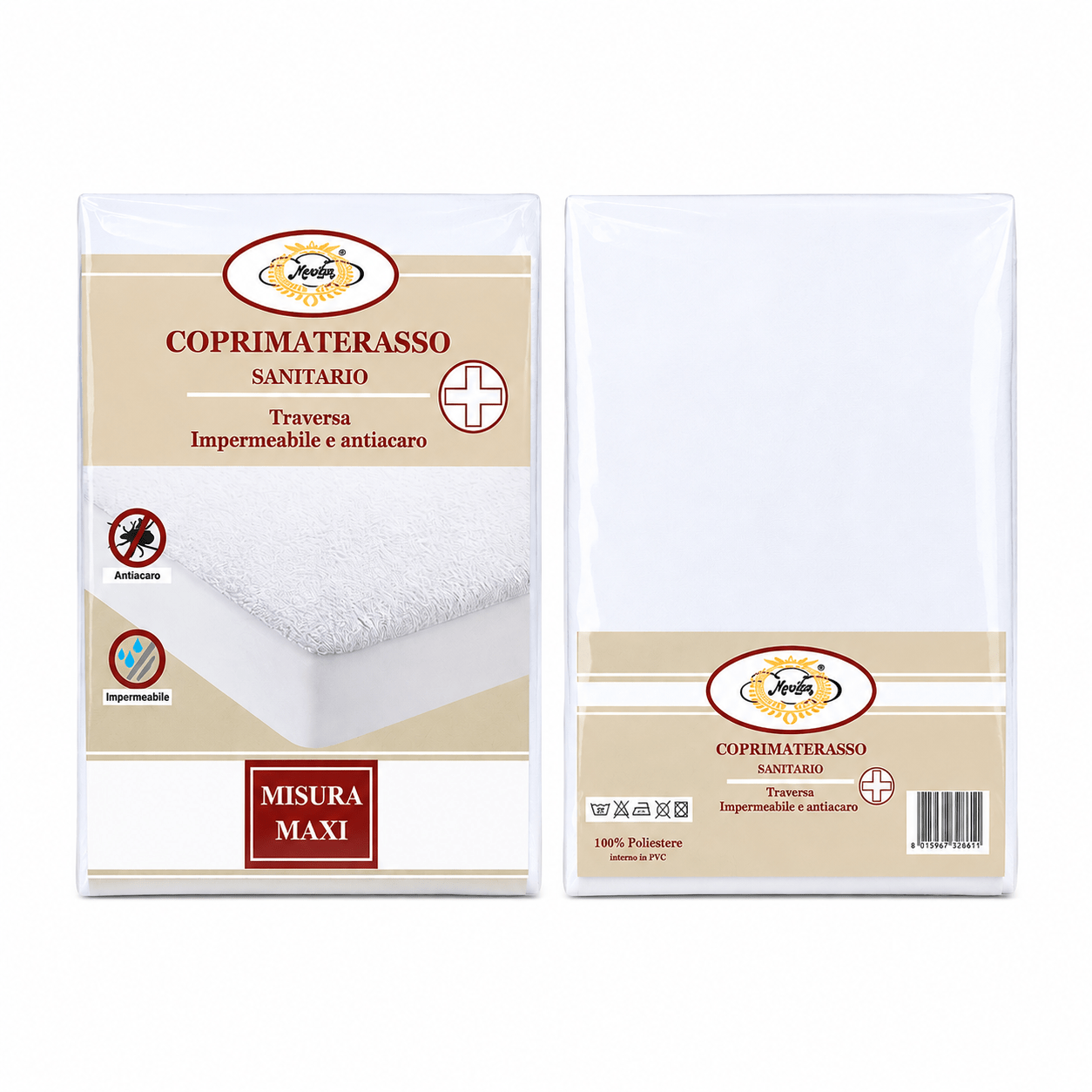 TEMU Coprimaterasso Sanitario Impermeabile, Matrimoniale , e o Singolo, Copertura letto