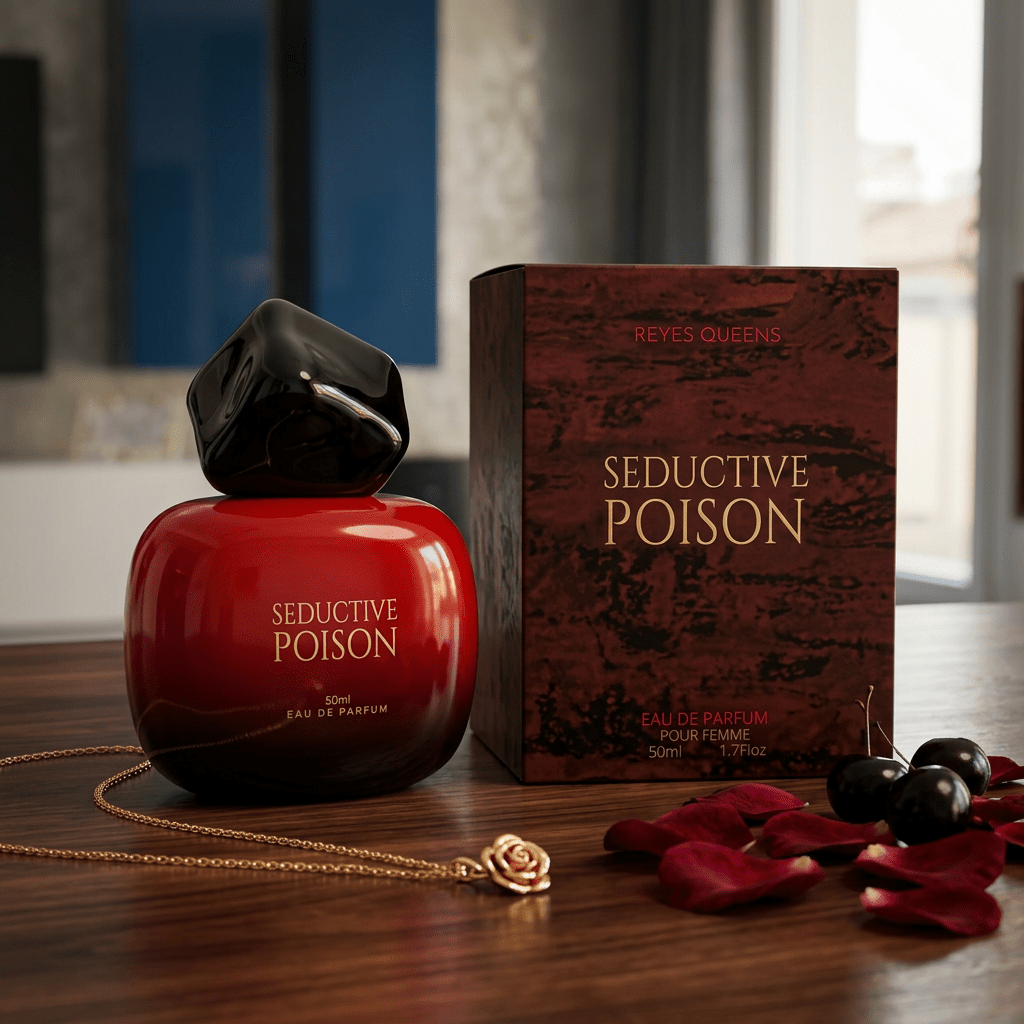 TEMU Queens Seductive Poison Eau de Parfum para Mujer 50ml – , Oriental y con Notas de Coco, y – Perfume de Larga Duración