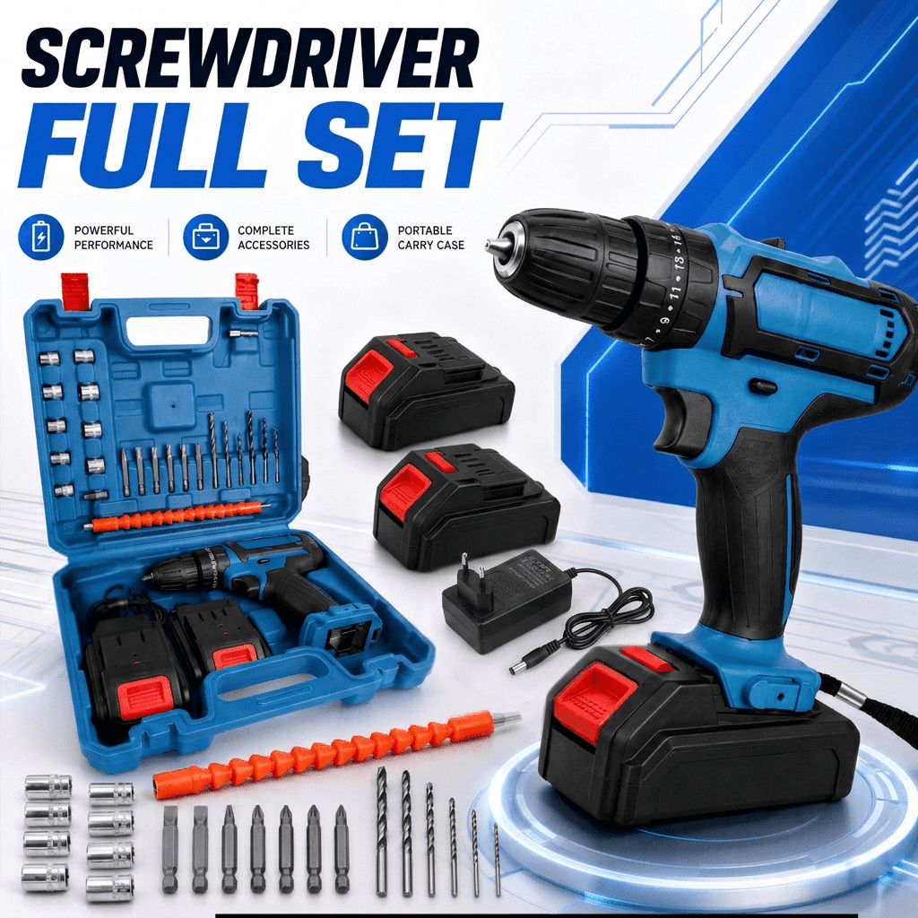 TEMU Ensemble d'outils de perceuse électrique, kit de tournevis électrique, idéal pour le bricolage, outils de perçage, pour , convient pour , outils