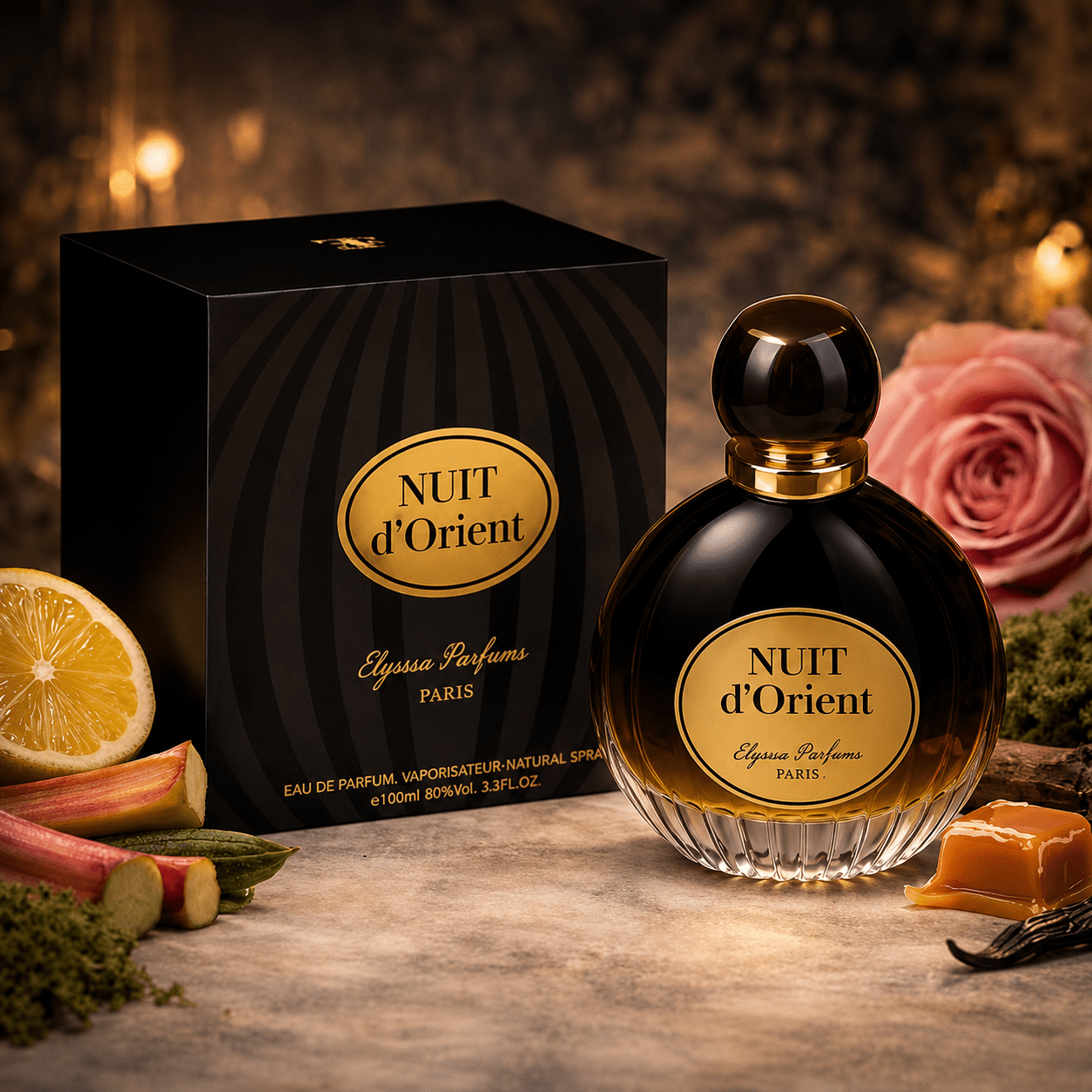 Image of Perfume Night Of Men's Fragrance Oriental, Sweet Long-lasting, , Creamy, Sensual 100 Ml