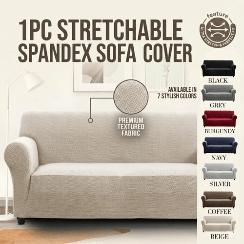 1pc elastic stretch sofa cover spandex non slip couch season washable furniture protector durable easy clean slipcover for living room home decoration in all sizes