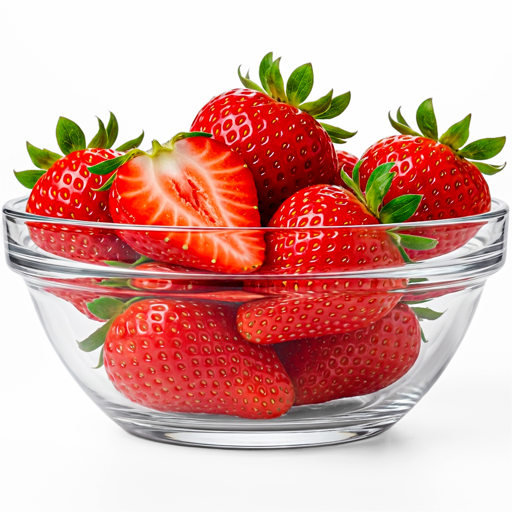 Salad Bowl Glass Small, Set - 370 Ml, Stackable, Tempered Glass Bowls, Ideal As Bowls, Serving Bowls, Snack Bowls And Dessert Bowls