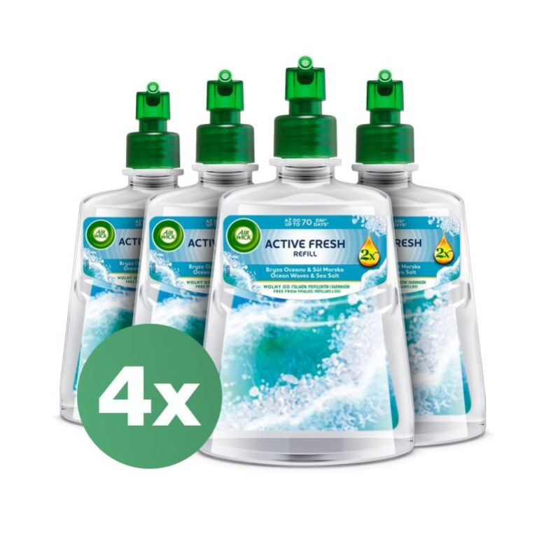 Air Wick - Aerosol-free, Automatic Air Freshener - Room Fragrance - 4 X 228 Ml Refill
