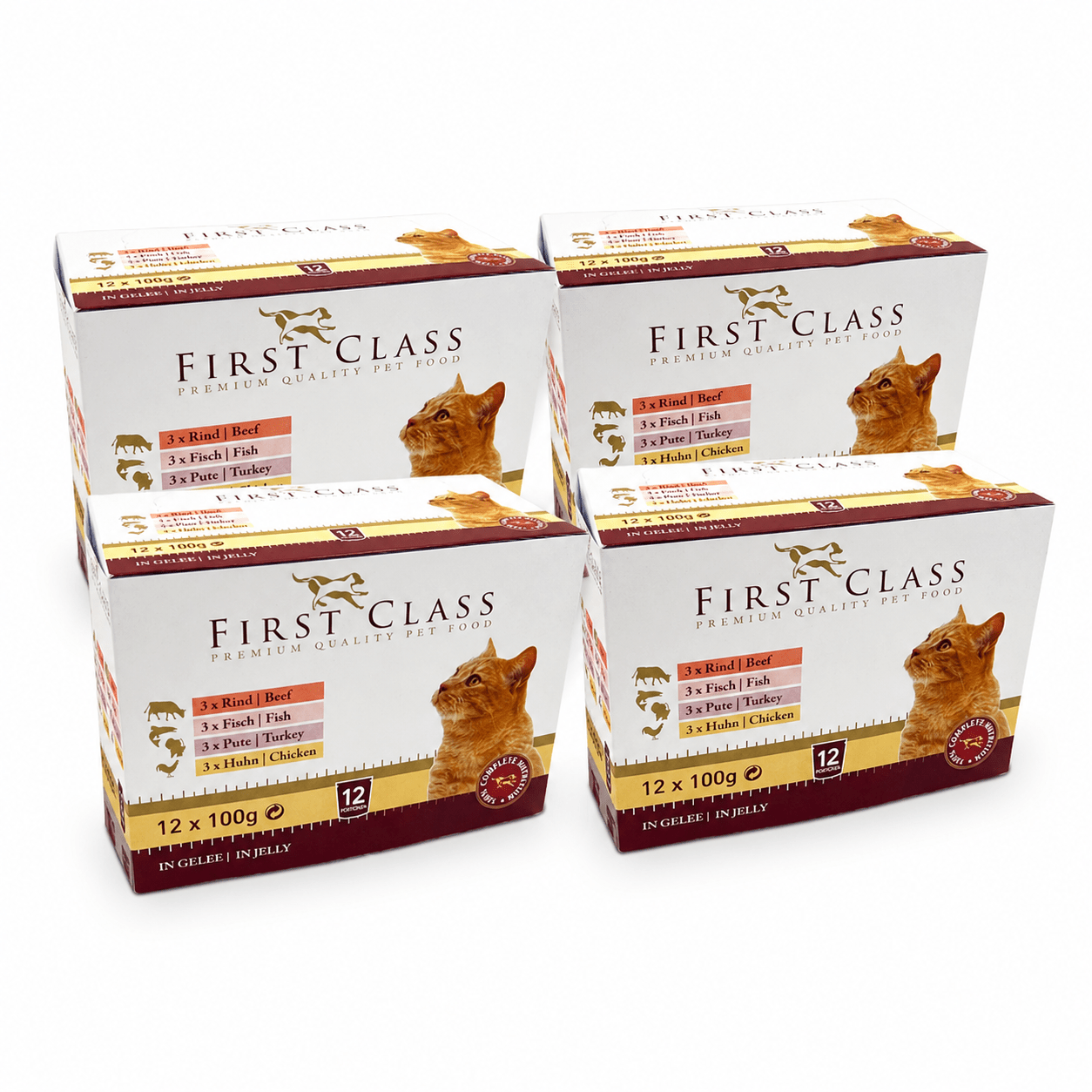 Cat Food Wet Food Multipack 48 X 100g - Fresh Bag Mix -