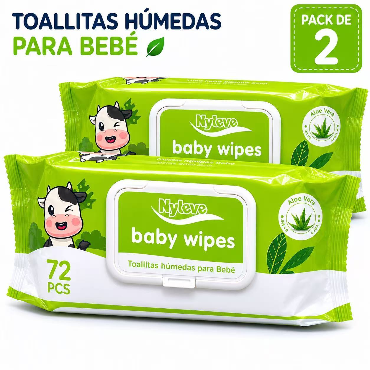 TEMU VORTEX Toallitas húmedas 100 toallitas PACK 2(200 toallitas) PACK 12(1200 toallitas)