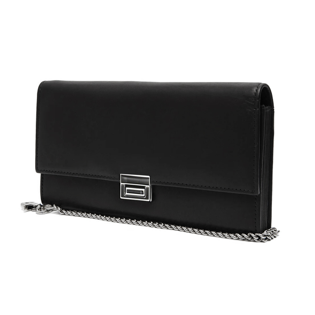 Image of Waiter Wallet Waiter's Wallet,waiter/taxi Coin Purse With Card Slots, And Chain - Black