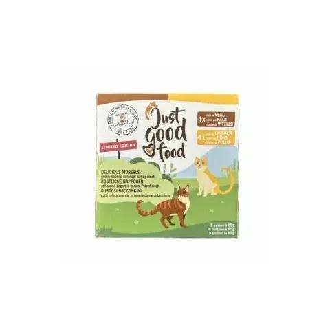 Food Whiskas Bites Calf & Tender Turkey Meat 64 X 85g (8 Multipack)