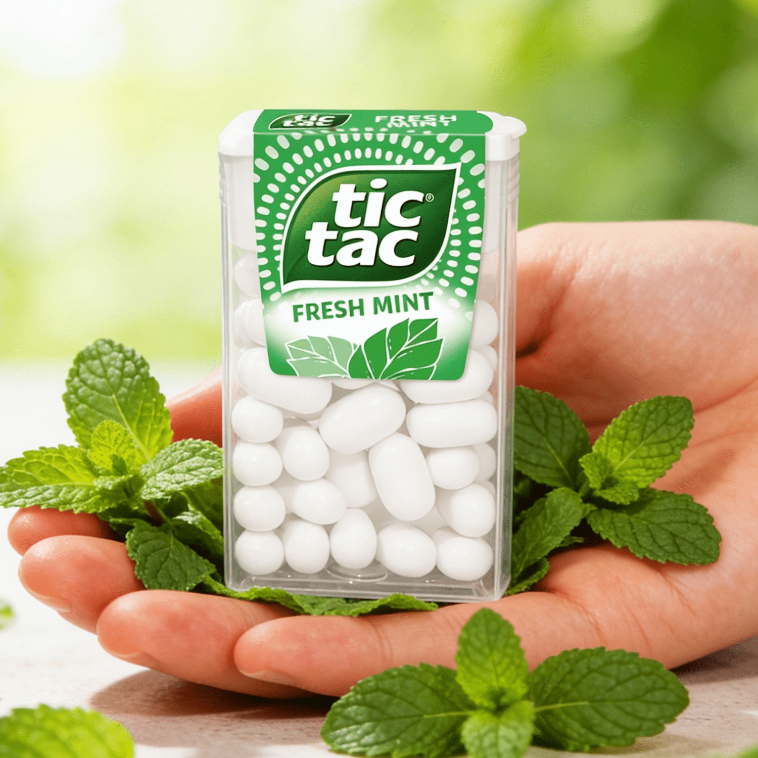 24er Pack Thekendisplay - Tic Tac Fresh Mint - 24x18g