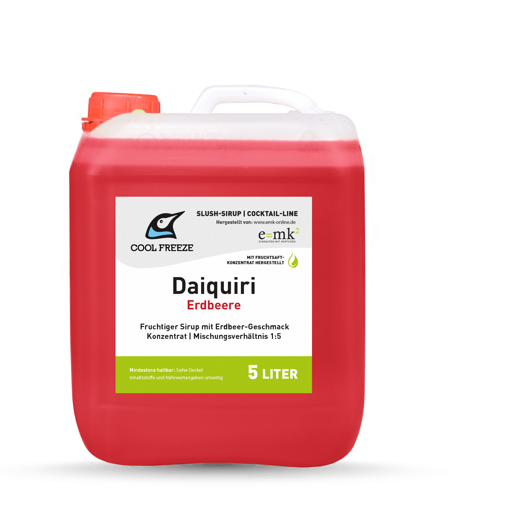 Slush Syrup With Fruit Juice Concentrate – Daiquiri | 5l | Vegan | Glycerin-free