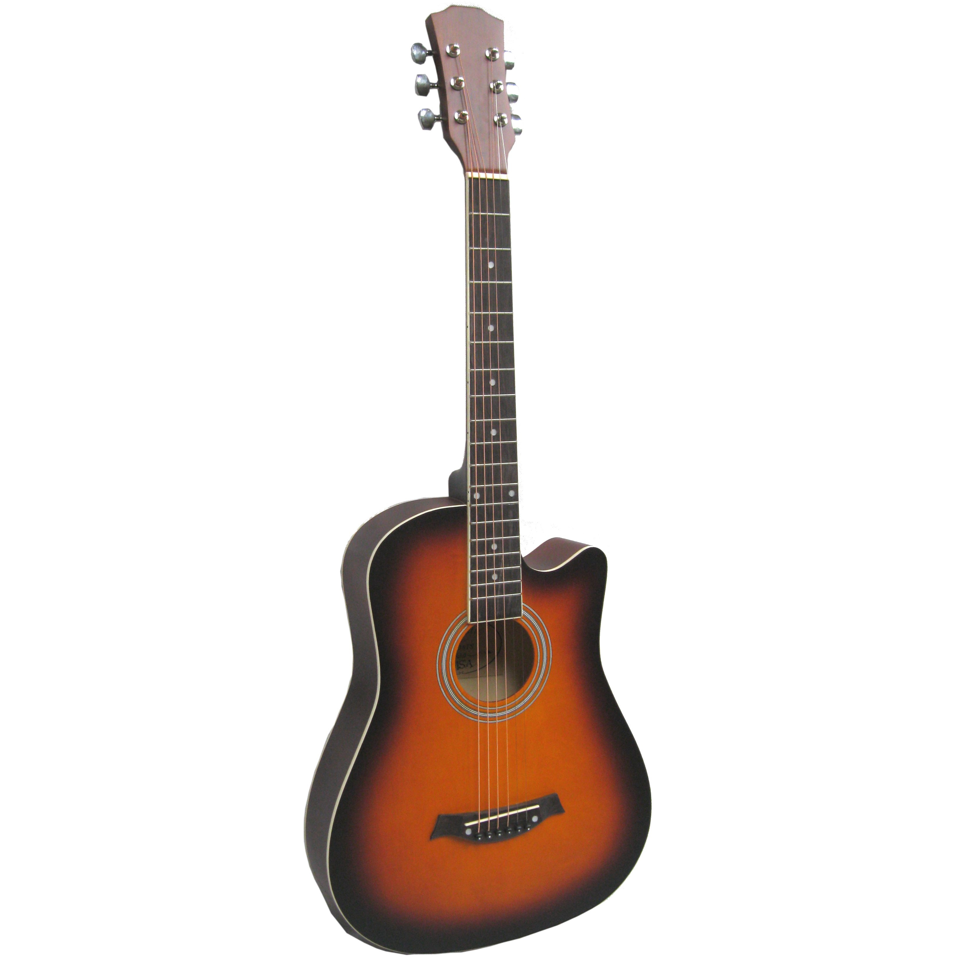 Image of Msa 38 Inch Acoustic Guitar Concert Guitar Western Guitar Travel Guitar Matte