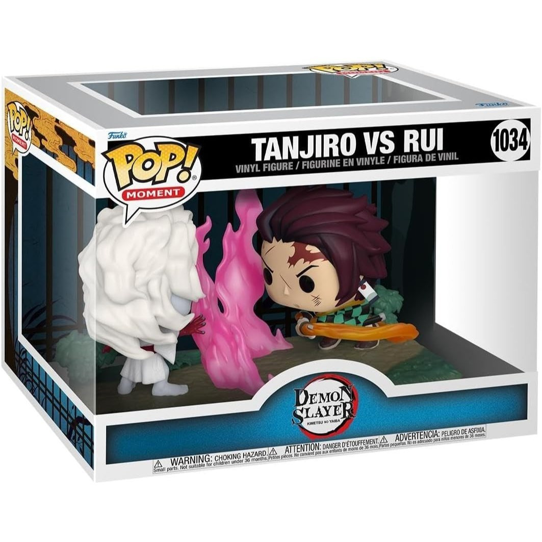 Funko Pop! Moment: Demon Slayer - Tanjiro Kamado Vs. Rui - Collectible Vinyl Figure - Gift Idea - Official Products