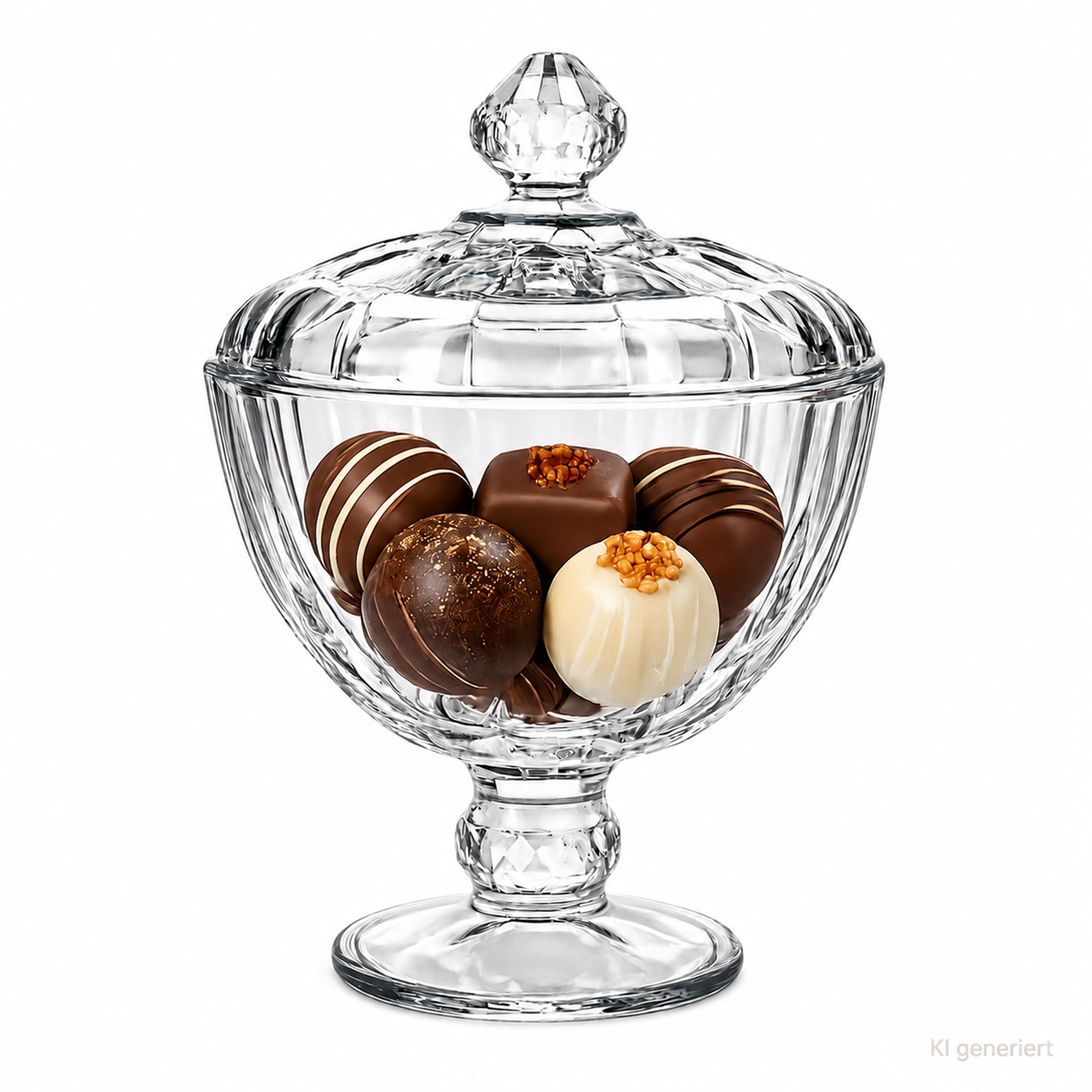 Mini Pastry Shop On Foot With Glass Lid - 96571 / 20107