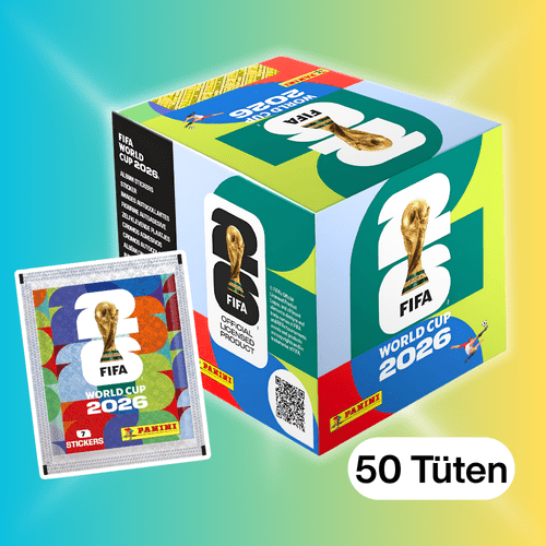 Artikelbild panini 2026 sticker display – 50 tüten mit insgesamt 350 stickern
