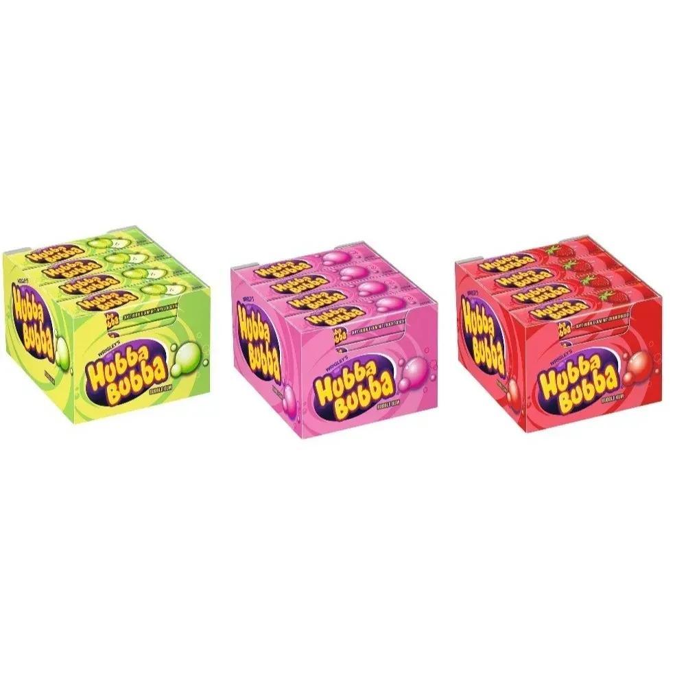 60 Packs Hubba Bubba Mix Strawberry Bubble Gum At 35 G 5-pack Chewing Gum