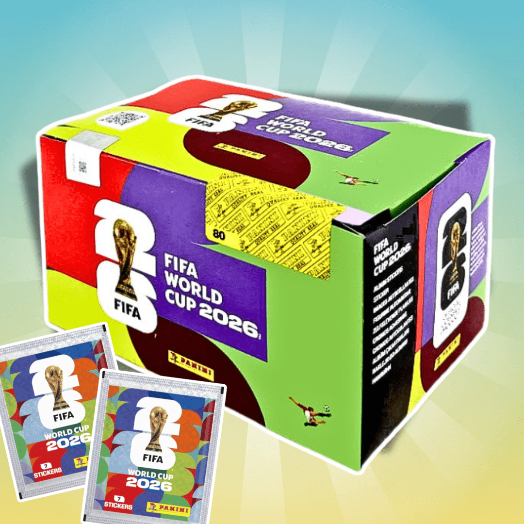 Panini 2026 Sticker Display – 100 Packs With A Total Of 700 Stickers
