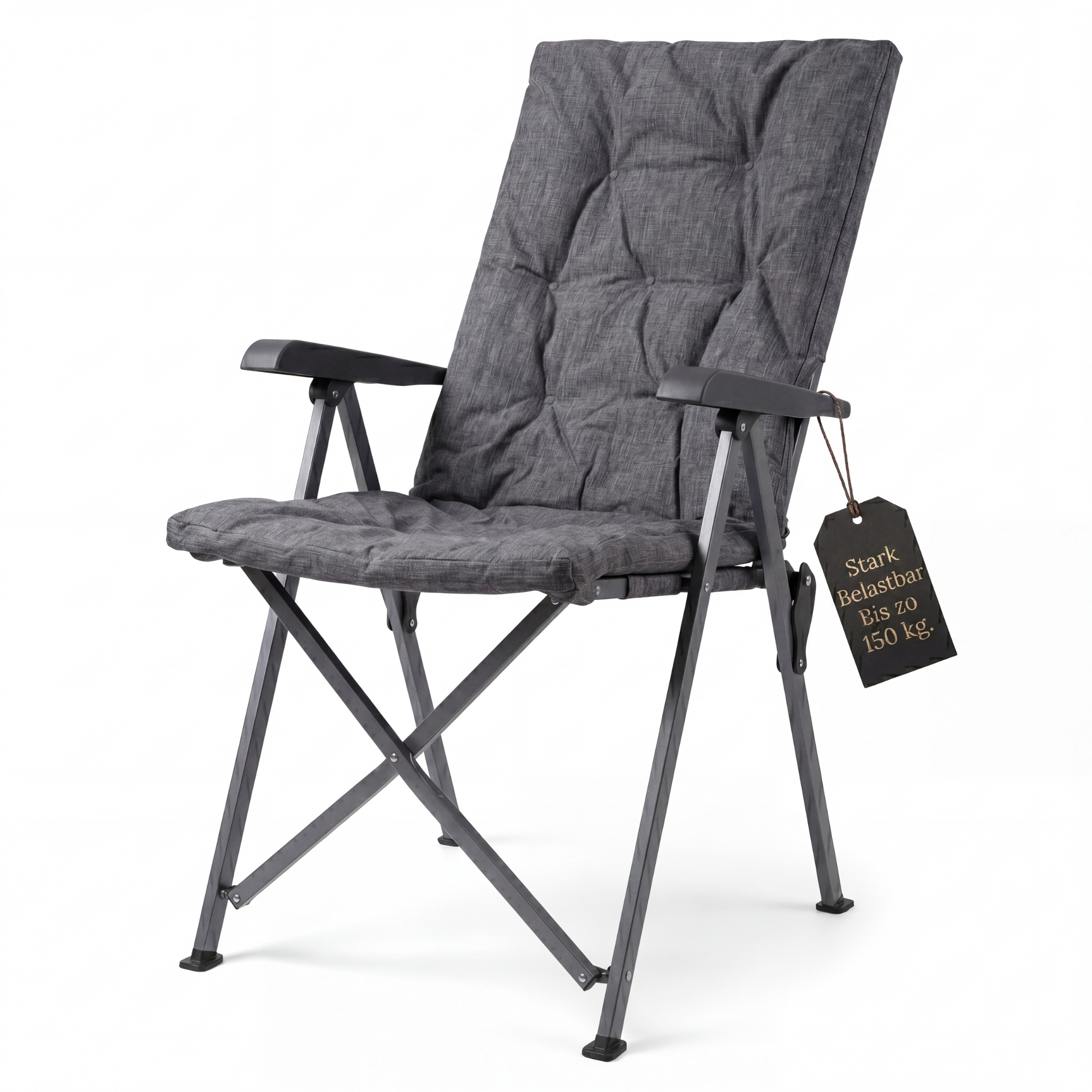 Camping Chair With Adjustable Backrest