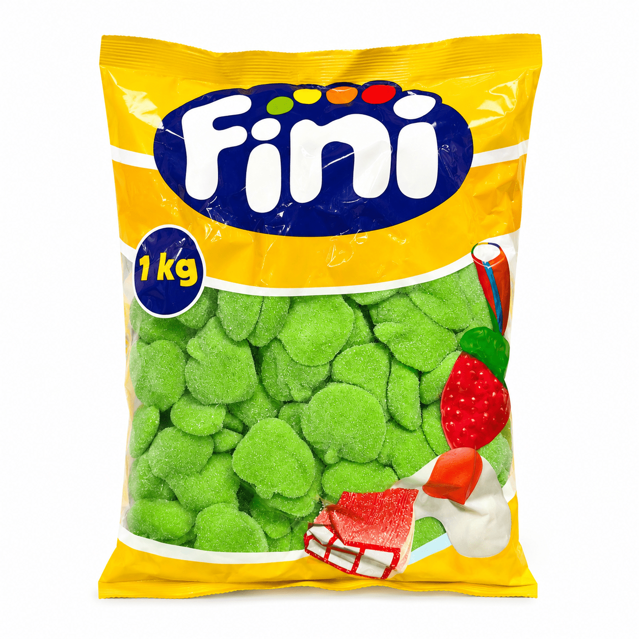 TEMU Chuchelandia-Gominolas de Goma Manzana Verde Fini | Bolsa 1 Kg | Deliciosas Chuches Azucaradas con Sabor a Manzana para Candy Bar y Fiestas