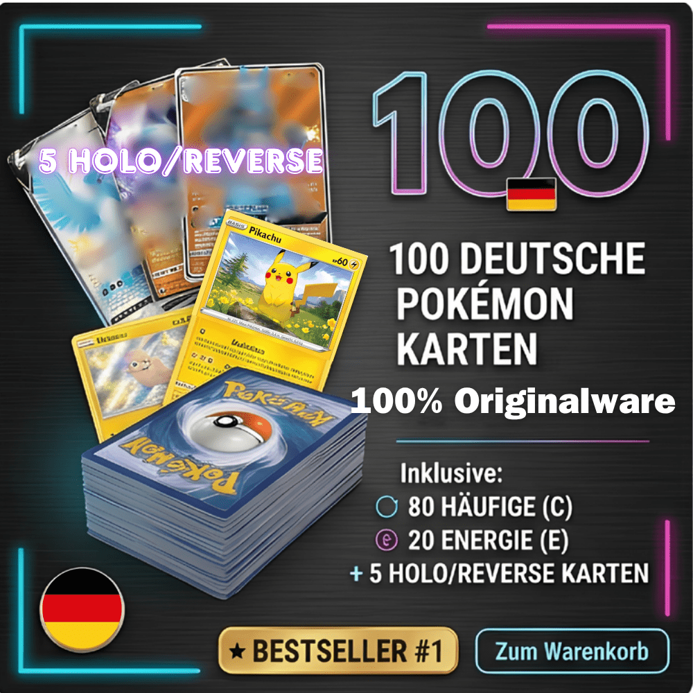 100x (german) + 5x Cards – 80x Common/uncommon + 20x Energy Cards –