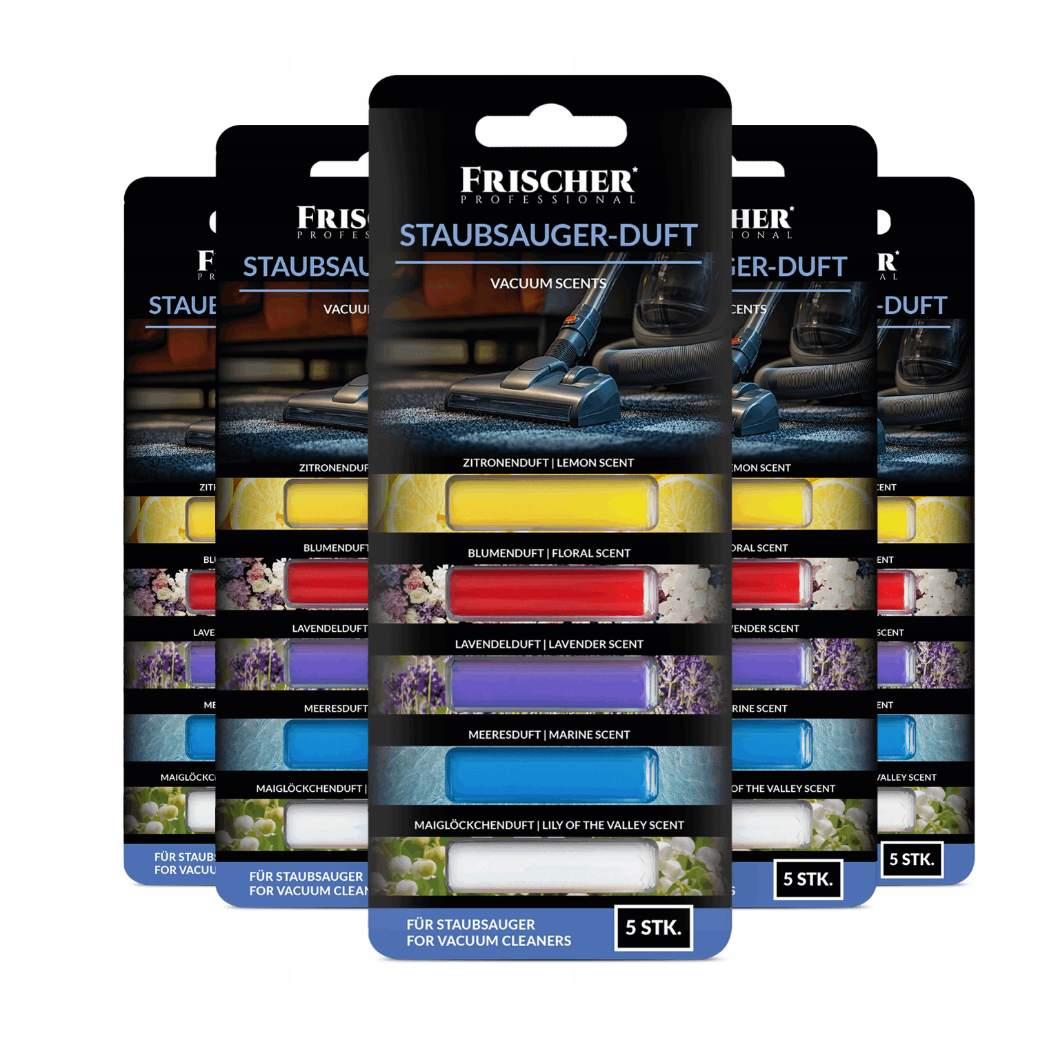 Scented Inserts For Vacuum Cleaner 5pcs. | Mix Of Scents | Air Freshener For Vacuum Cleaner And Rooms | Long-lasting