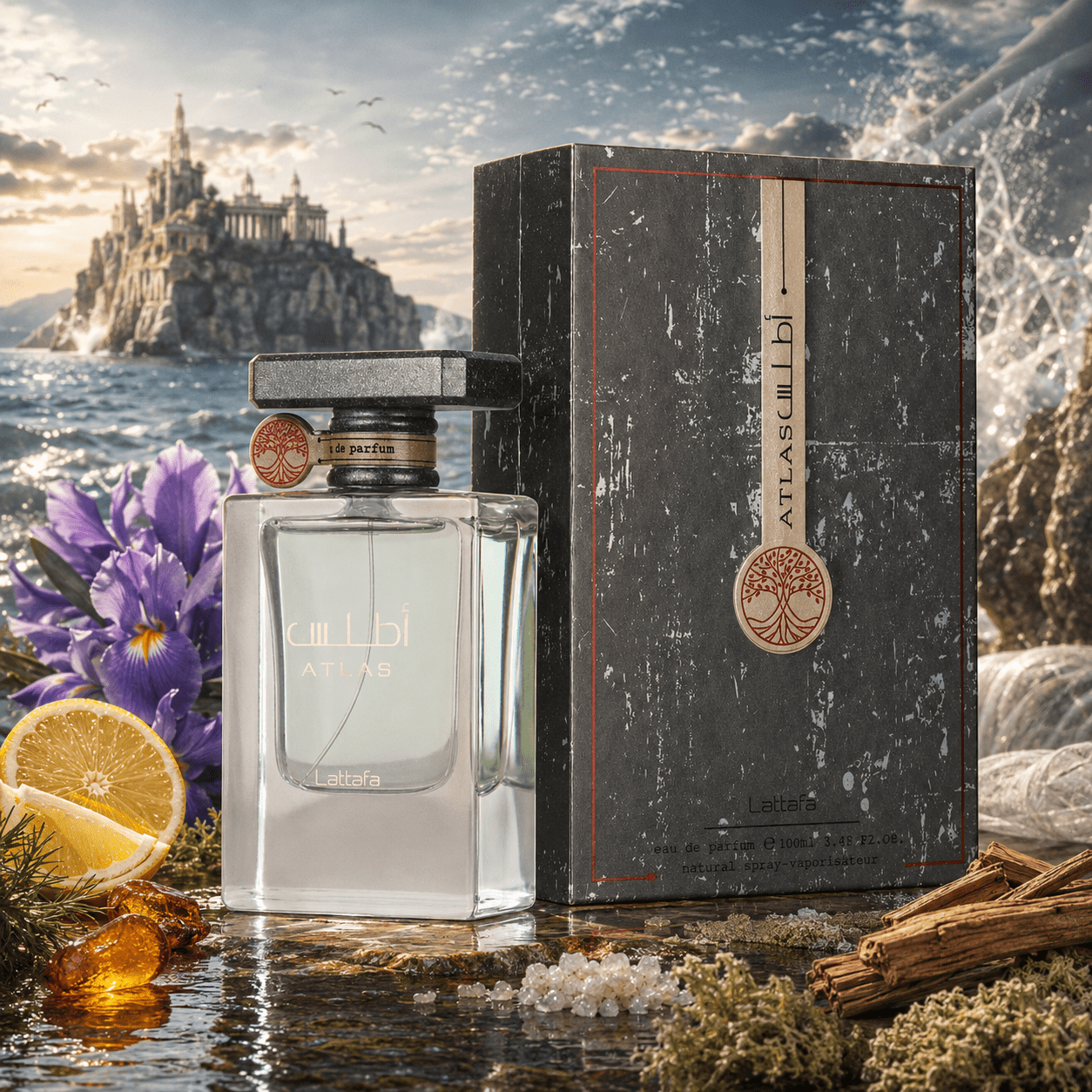 Lattafa Atlas Eau De Parfum 55ml Scent Twin Dupe Unisex Fragrance, Long-lasting Perfume
