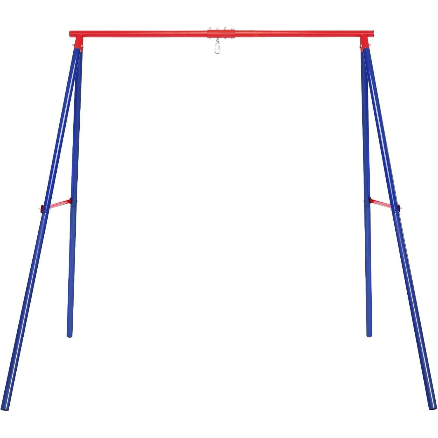 Image of Swing Frame, Metal Swing Set, Load Capacity Up To 150 Kg, Swing Frame With Ground Anchors, Swing Stand For Garden Swing