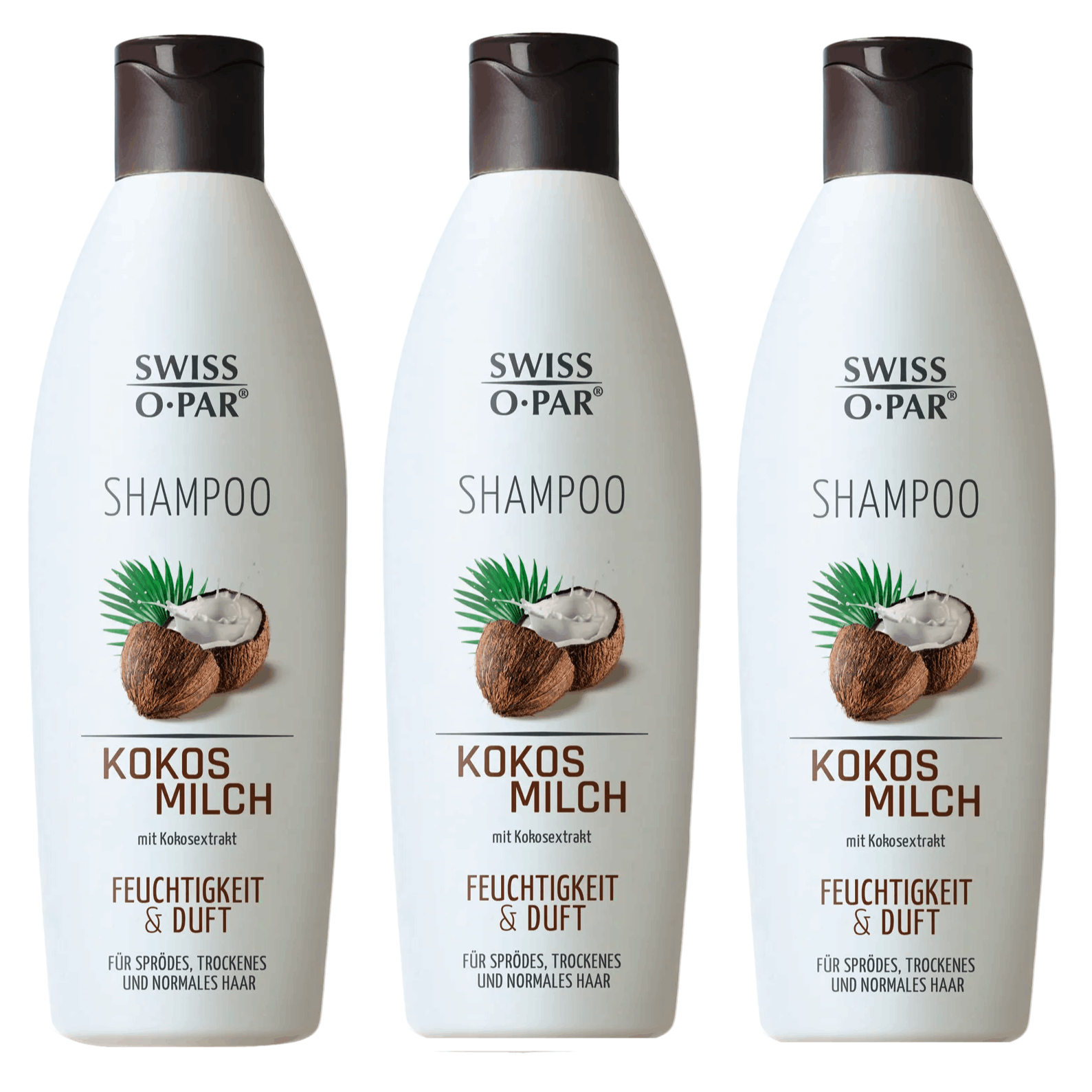 Image of O-par - Kokos-milch Shampoo - 3x250 Ml