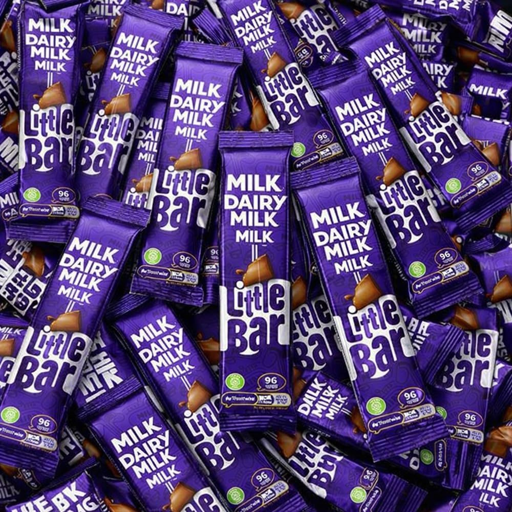 TEMU Cadbury Dairy Milk Little Bar Chocolate 18g – Smooth Creamy Milk Chocolate Mini Bar- Deliciously Creamy Milk Chocolate (pack Of 12)