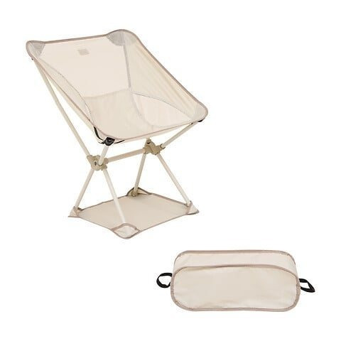 TEMU Silla de plegable 53 cm de poliéster arcilla，Silla de Plegable Portátil, 53 cm de , Asiento de Poliéster Color Arcilla, Decoracion casa, para ,