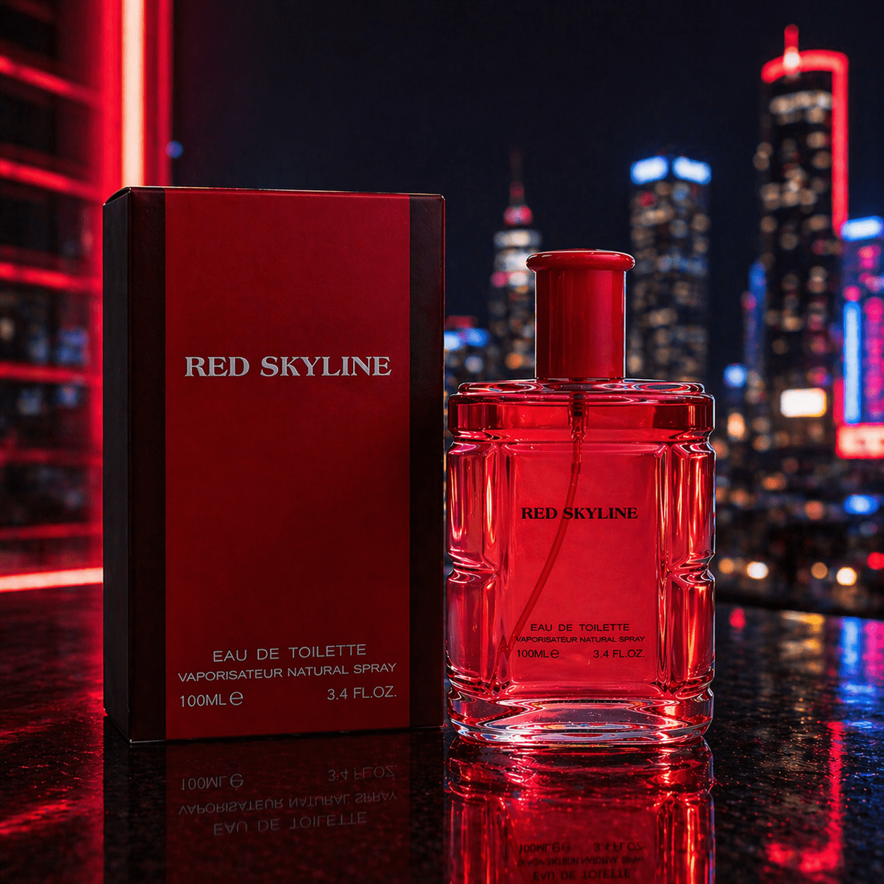 TEMU Perfume For Man – Red Pour Homme 100ml Warm Spicy Aromatic Composition As 's Perfume With A Urban Edge, A Men's Fragrance Depth And Energy, This