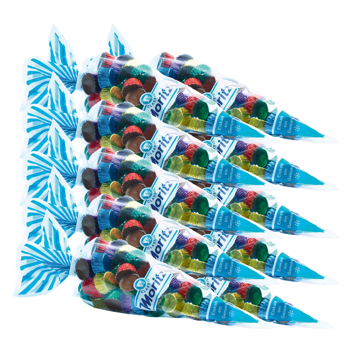 Image of Moritz Ice Cream Capsules In The Pointed Bag 200 Grams 10pcs Pack
