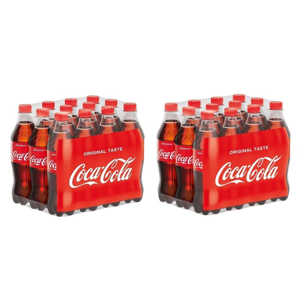 Image of 24 Bottles Of Coca Cola Classic 0.5l Including One-way Deposit Refreshing Beverage