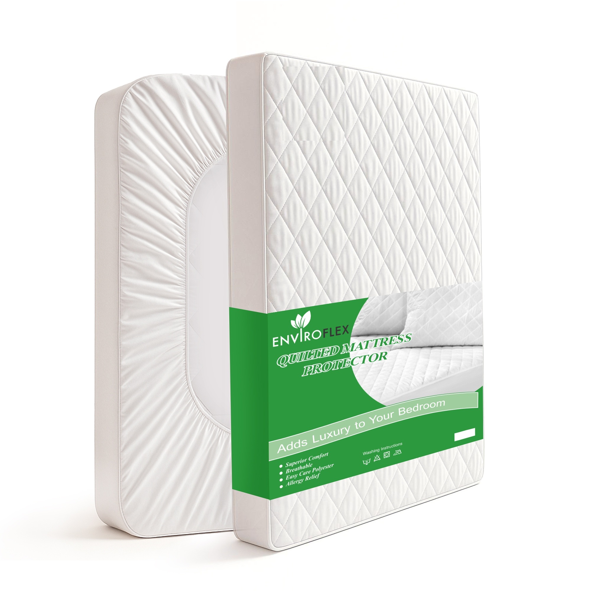 TEMU Protector Colchón 150 Impermeable 150 x 200 Transpirable y Ajustable | Protector de Colchón 150 x 200 cm contra Líquidos y Manchas | Cubre