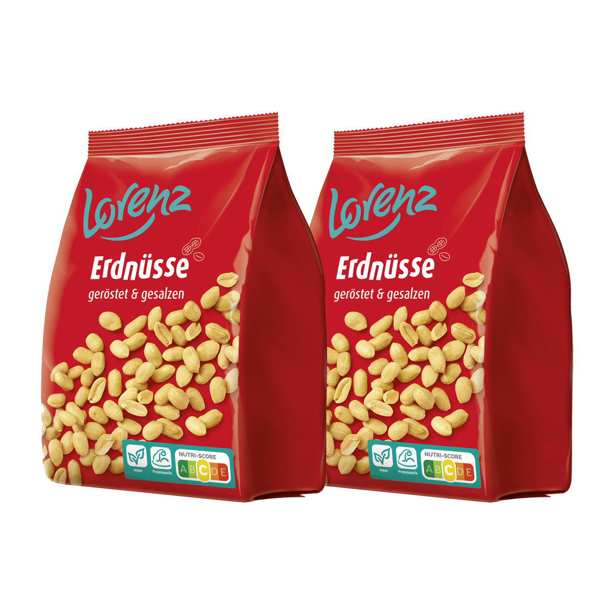 Lorenz Roasted And Salted Nibbling Fun 1000g 2-pack