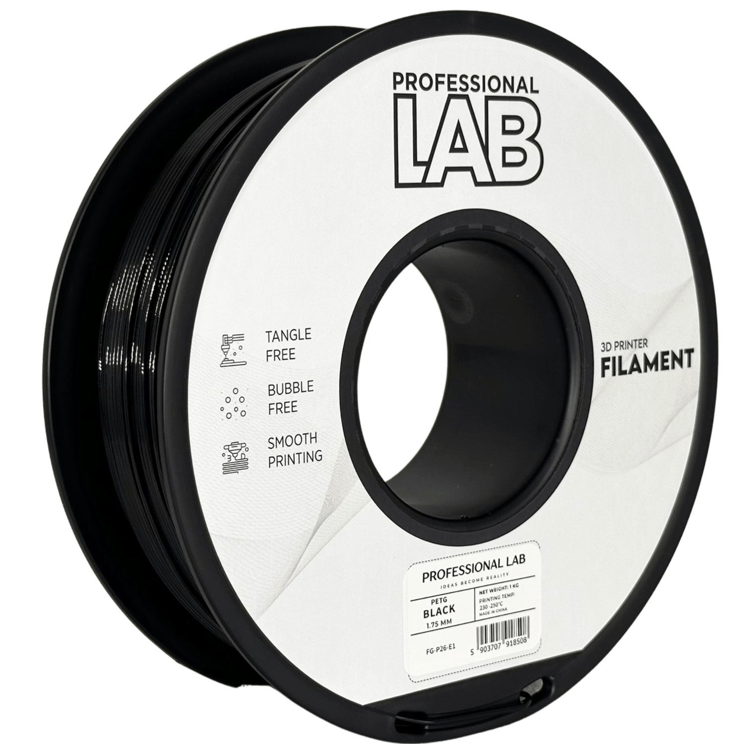 Filamento PETG para impressão 3D Professional Lab 1Kg: retailer-supplied image