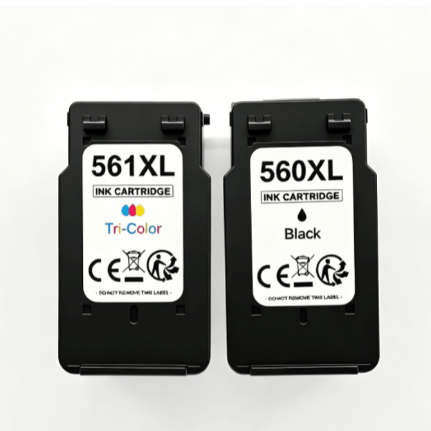 E-shop 560XL 561XL Multipack-Ersatz für Canon-Druckerkartuschen | PG 560XL Schwarz und CL 561XL Farbe | Kompatibel mit Canon TS5350, TS5351, TS5352,