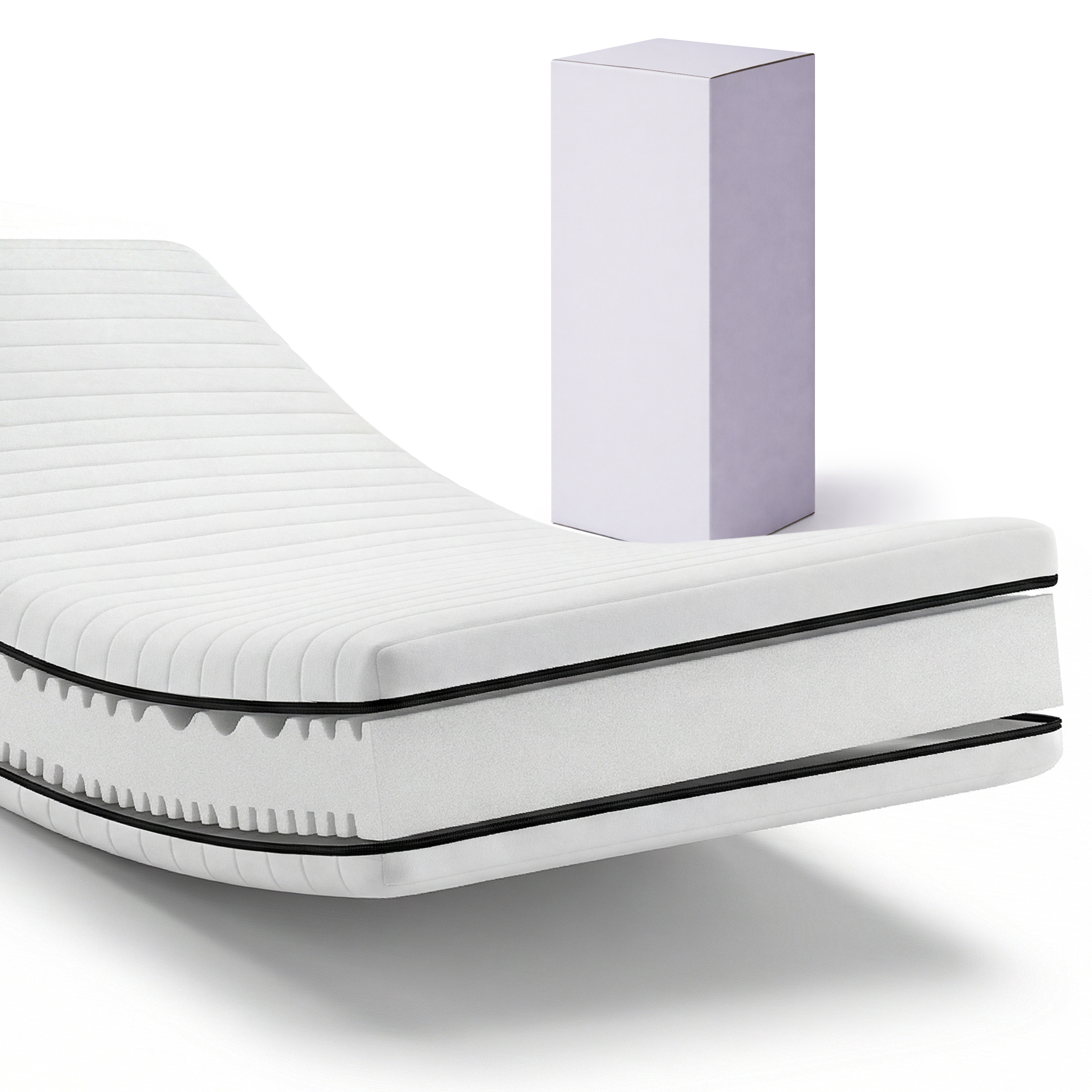 Ergonomic 7-zone Cold Foam Mattress, 15 Cm H2 & H3 - Perfect Pressure Distribution For Best Sleeping