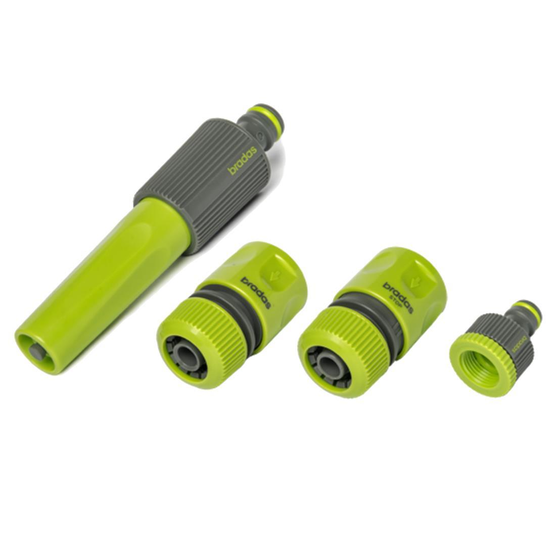 4-piece Garden Shower Set, 3/4", Green