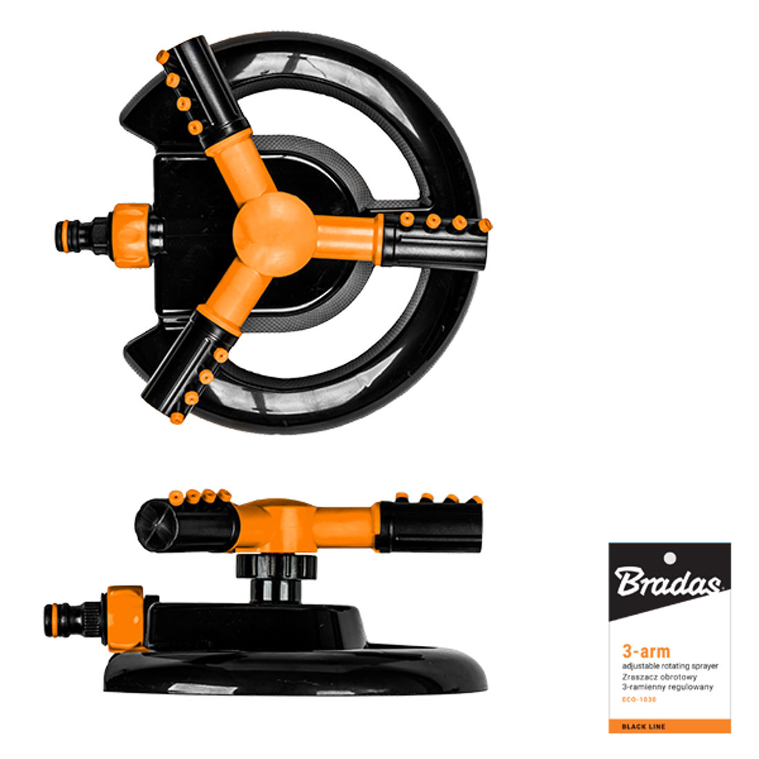 3-arm Circle Sprinkler For Up To 80 Sqm