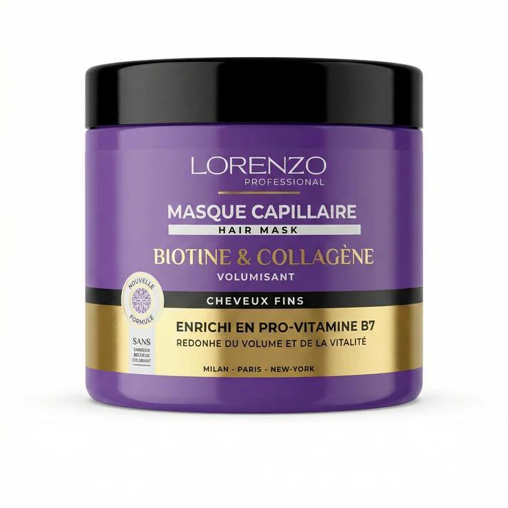 Lorenzo Professional Hair Mask With Botanicals And Collagen