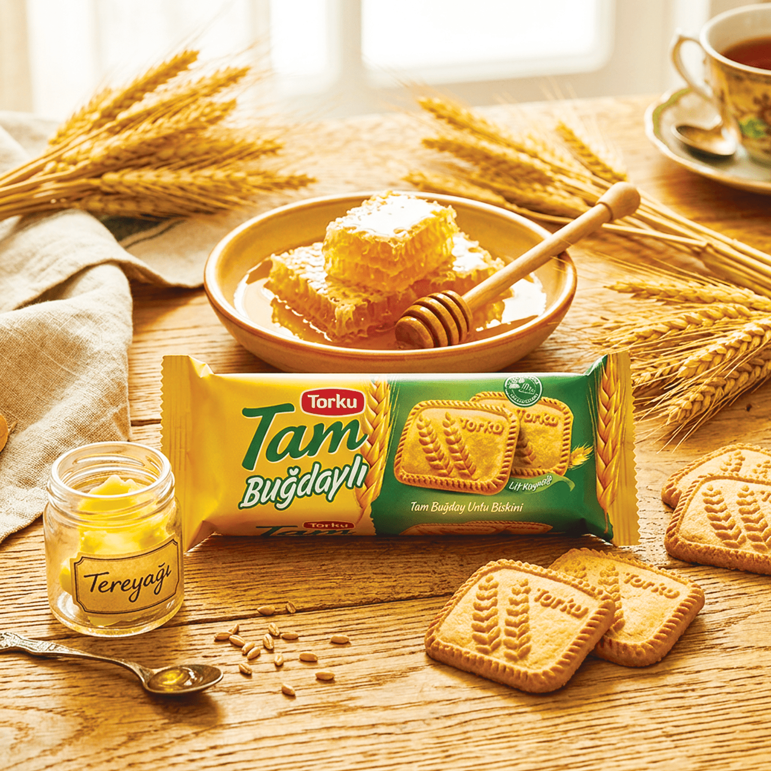 Image of 2-pack - Torku Tam Butter-honey – Whole Wheat With Butter And Honey 2x131g