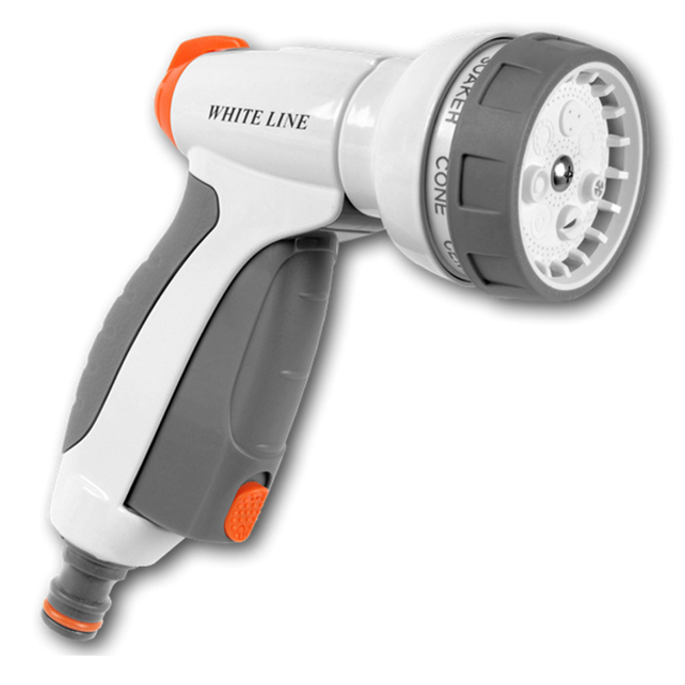 White Functions Garden Shower With , Adjustable
